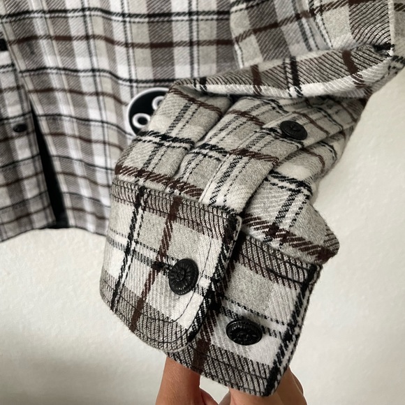 Off-White grey checker hooded shirt jacket - Picture 5 of 15